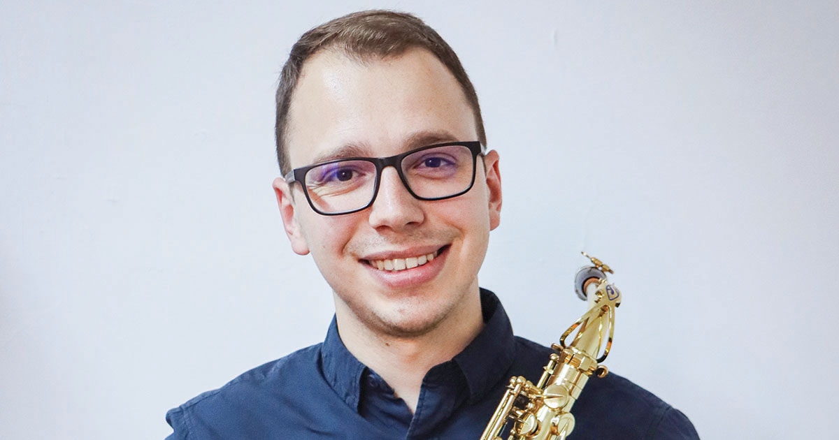 Palkó Csanád Tamás: a szaxofon új szín az erdélyi kamarazenében